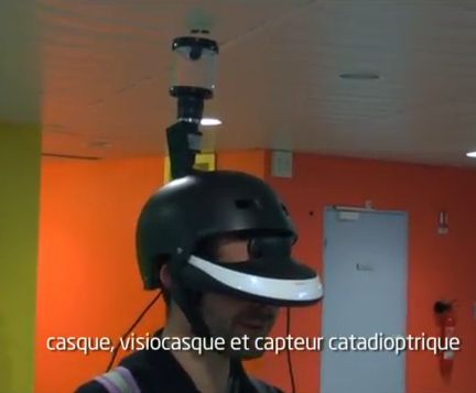 Flyviz : un casque permettant de voir à 360 degrés