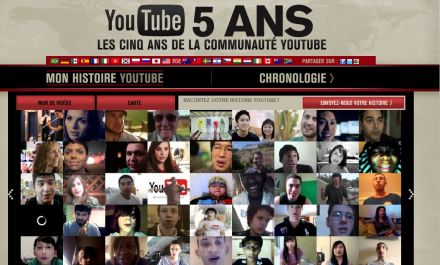 Youtube fête ses 5 ans