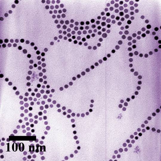 Des nanoparticules magnétiques assemblées en longues chaînes