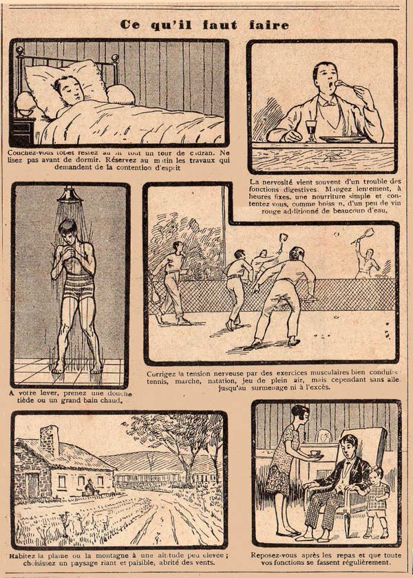 Rétro 1927 : Si vous êtes nerveux, faites…