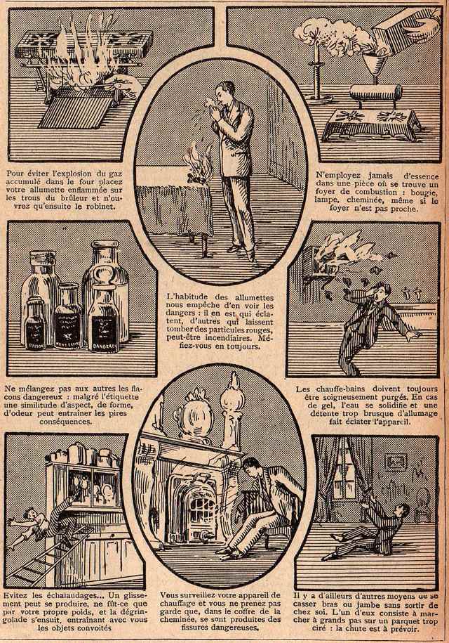 Rétro 1930: Des accidents à éviter chez soi