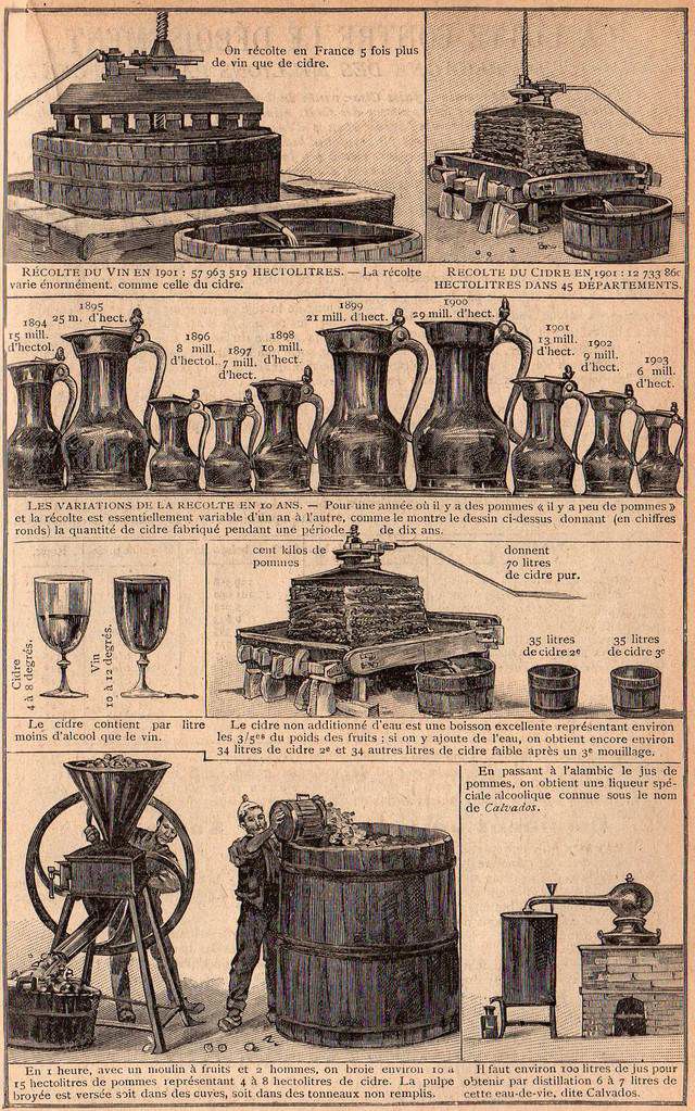 Rétro 1906: Pour récolter et boire du bon cidre