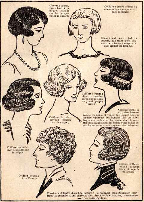 Rétro 1925 : La mode des cheveux courts