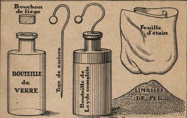 Rétro 1746 : L’ancêtre des condensateurs, la bouteille de Leyde