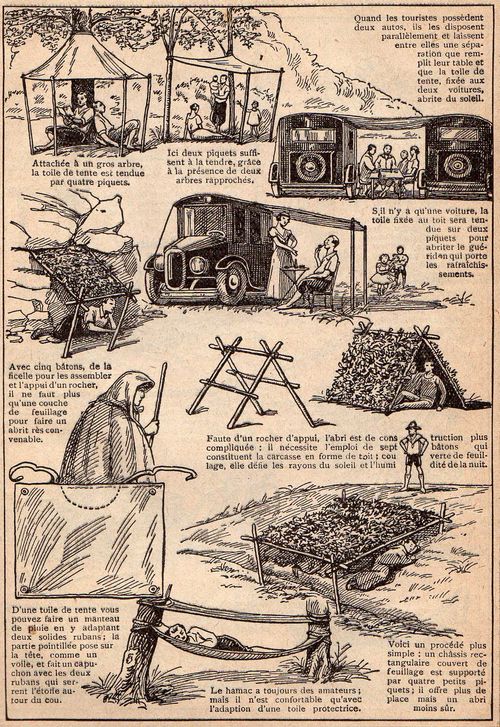 Rétro 1934: Savoir s’abriter au grand air