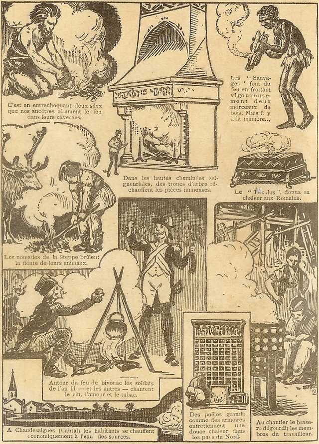 Rétro 1927 : Comment l’homme se procure-t-il de la chaleur ?