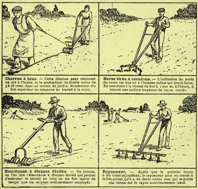 Rétro 1925 : L’outillage mécanique du jardin