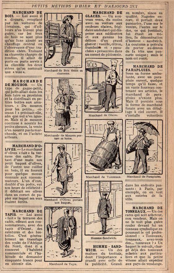 Rétro 1934 : Les petits métiers d’hier et d’aujourd’hui (2/4)