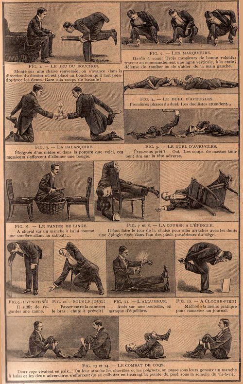 Rétro 1905: Petits sports d’après-diner