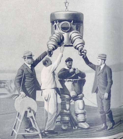 Rétro 1920: Un scaphandre avec le confort moderne