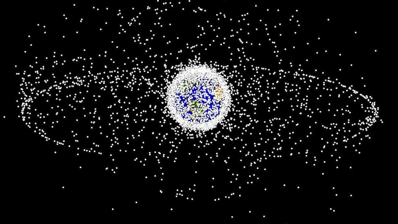 Satellite détruit en 1500 débris: explosions de satellites en chaîne et syndrome de Kessler