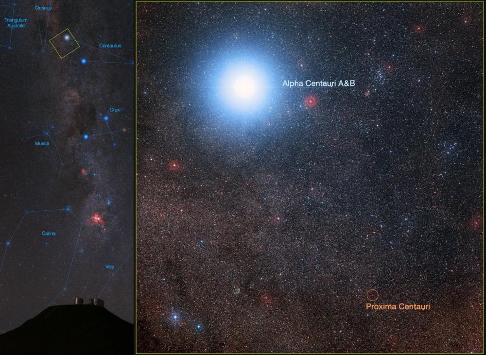 NEAR : à la recherche de planètes telluriques autour d’Alpha du Centaure