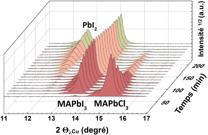 Qualité cristalline, ferroélasticité et performance des cellules photovoltaïques à base de pérovskites hybrides