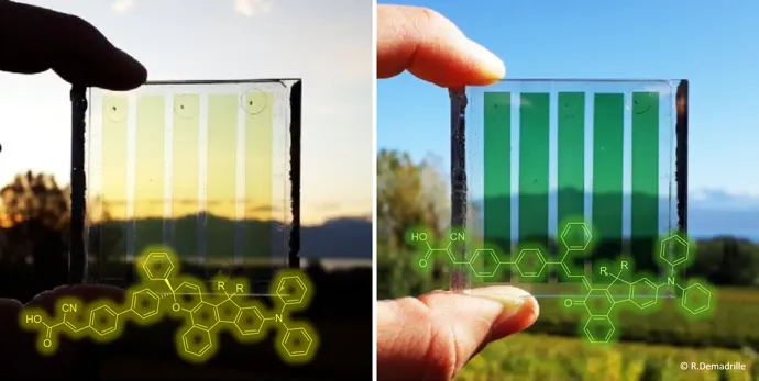 Des colorants photochromes s’invitent dans le photovoltaïque