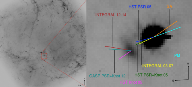 Etonnante variation au coeur d'un reste de supernova