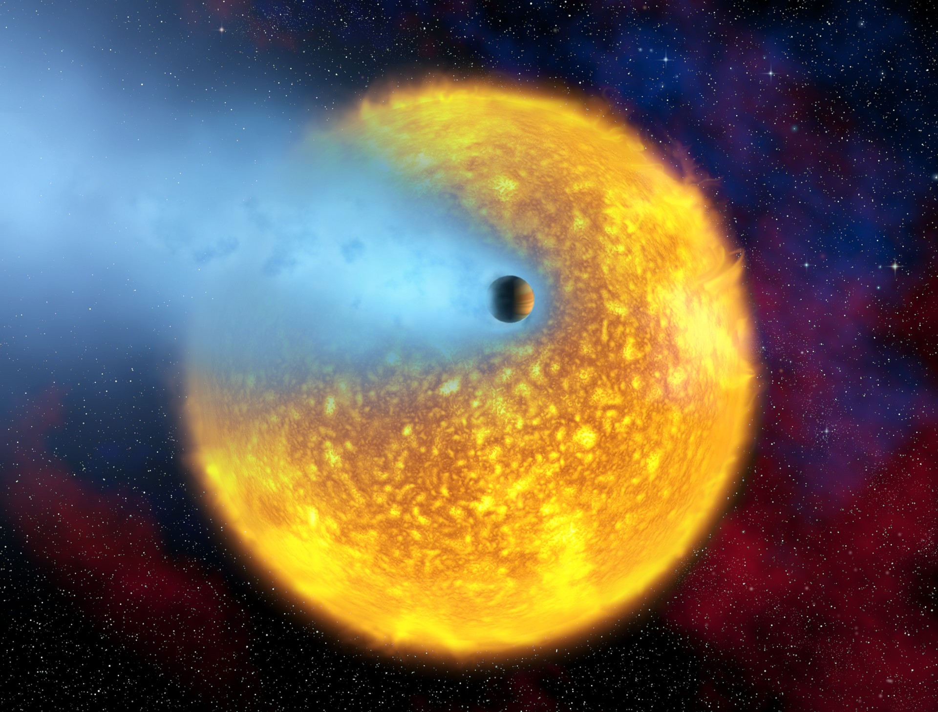 Observer l’évaporation d’une planète en direct