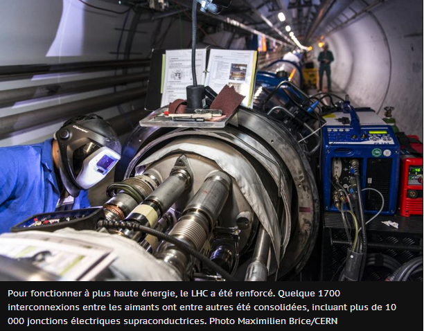 Remise en service du LHC avec une énergie de 6,5 TeV
