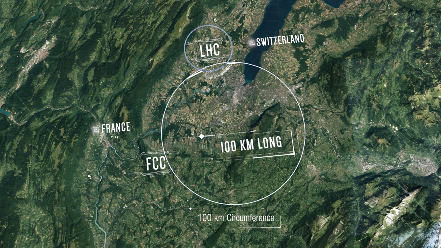 L'après LHC: un gigantesque collisionneur de 100 km à l'étude