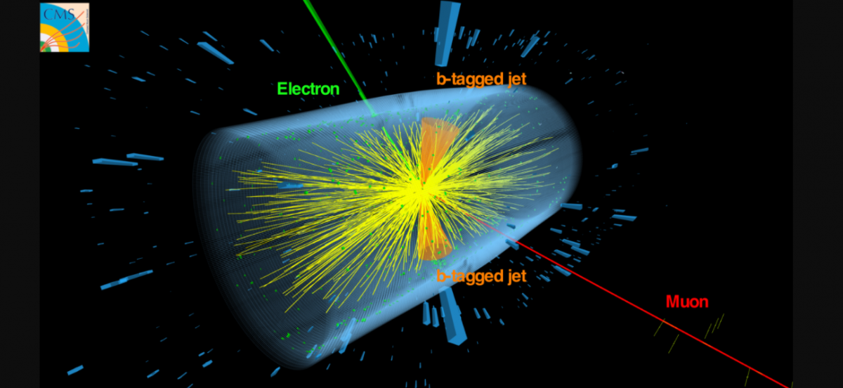 CMS décèle des indices de la présence de quarks top dans des collisions entre noyaux lourds