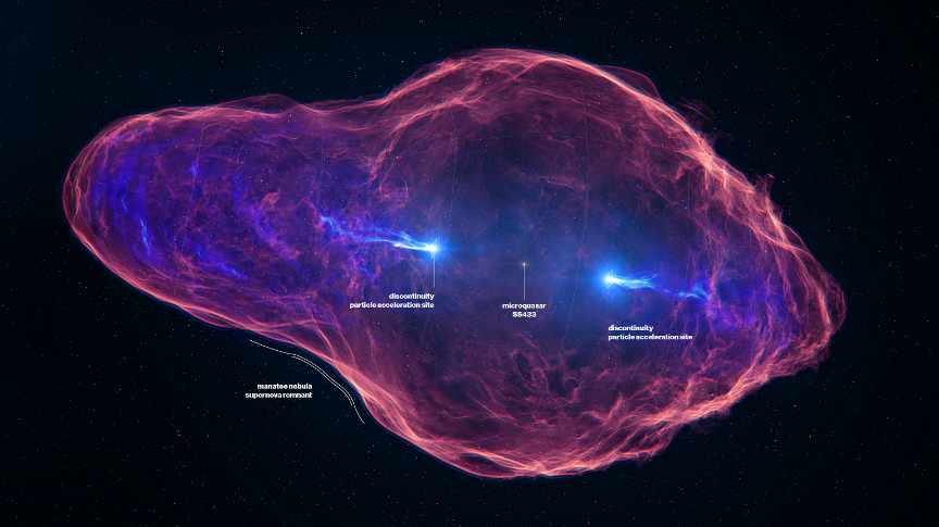 Vidéo inédite: l'étrange microquasar SS 433