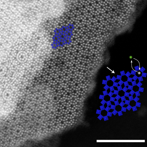 Un nouveau tamis moléculaire en oxyde de tungstène à coloration ajustable