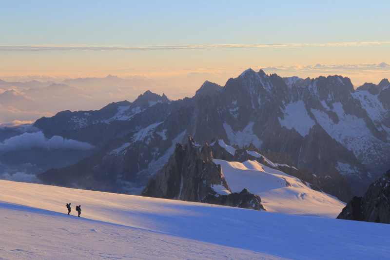Le réchauffement climatique va entrainer une énorme diminution du nombre de jours de gel sur le Mont Blanc