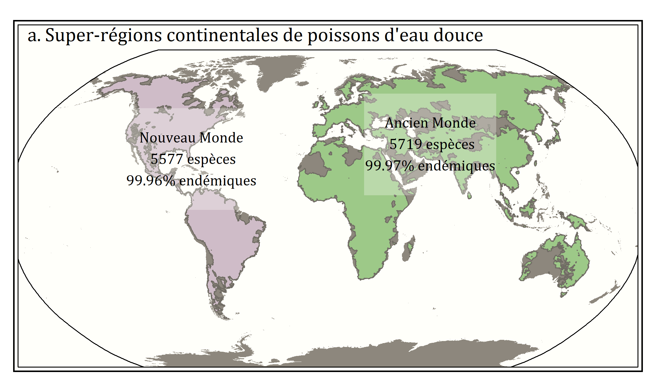 Les provinces de poissons d’eau douce du globe définies pour la première fois