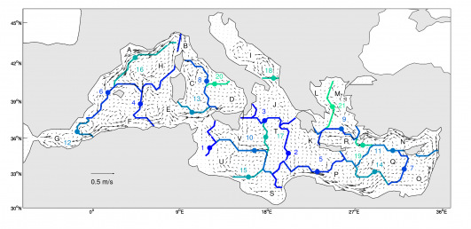 Une éco-régionalisation de la mer Méditerranée basée sur la connectivité