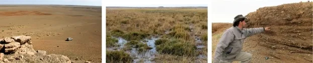 Désert de Gobi: cartographie des ressources en eau peu profondes