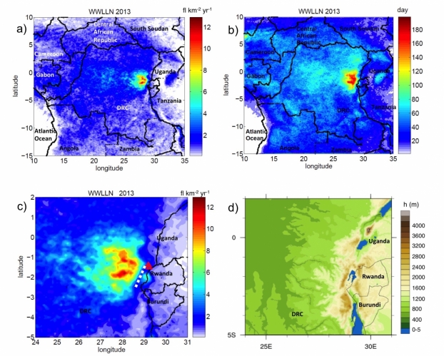 Climatologie des orages: le cas extraordinaire du bassin du Congo