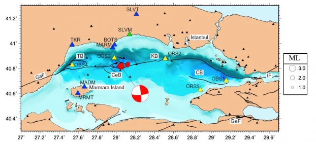 Des séismes qui se répètent tous les 8 mois le long de la faille de Marmara