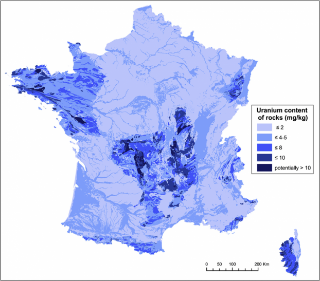 La radioactivité naturelle en France cartographiée