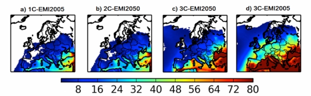 Un réchauffement mondial de +3°C ruinerait les efforts européens d'amélioration de la qualité de l'air