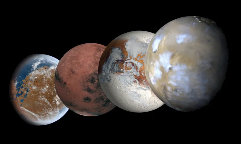 Mars: une planète aux multiples visages