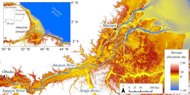 La plus importante cartographie de l’estuaire de l’Amazone