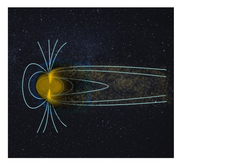 Hubble Détecte la magnétosphère et le champ magnétique d'une exoplanète