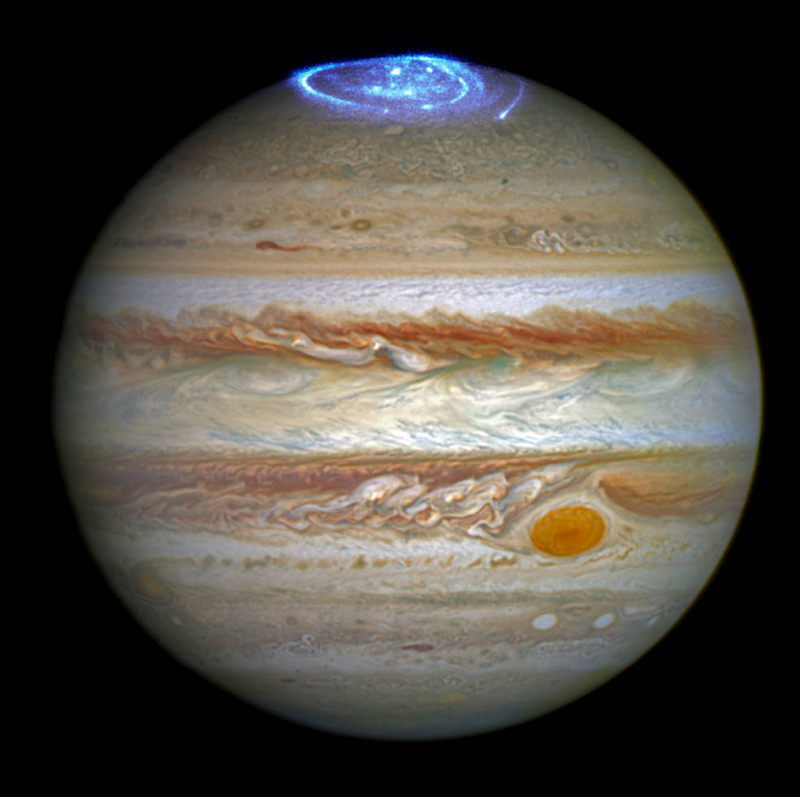 Les vents dans l’atmosphère de Jupiter