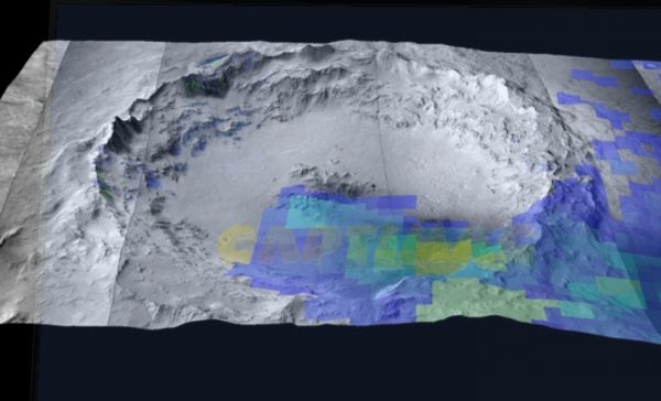 Identification du cratère source de météorites martiennes