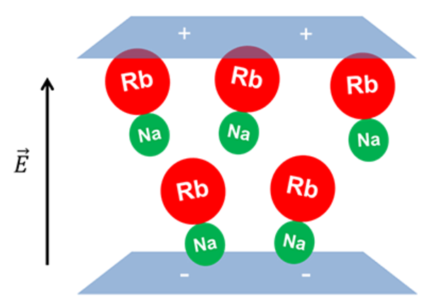 Un gaz de molécules ultra-froides avec un moment dipolaire record