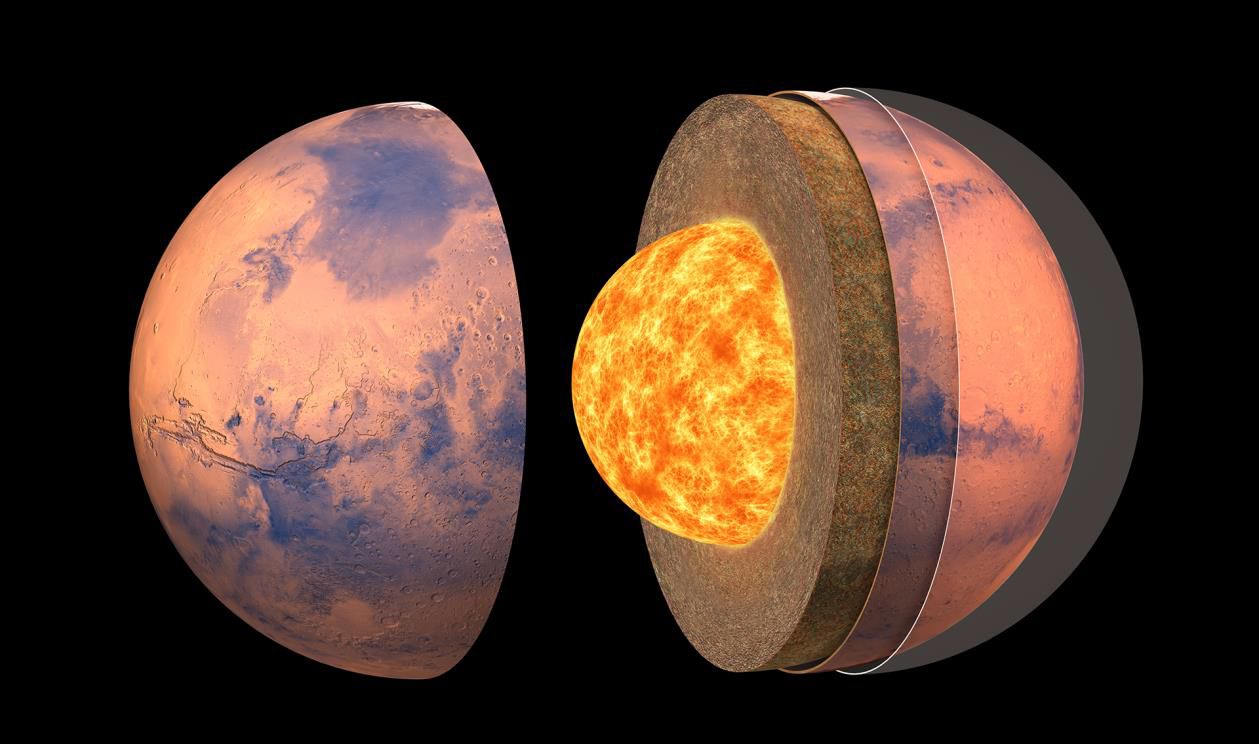 Mission InSight: la structure de Mars dévoilée