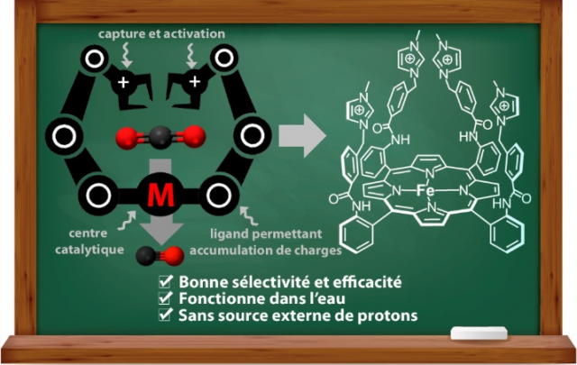 Un catalyseur spectaculaire pour la réduction du CO2