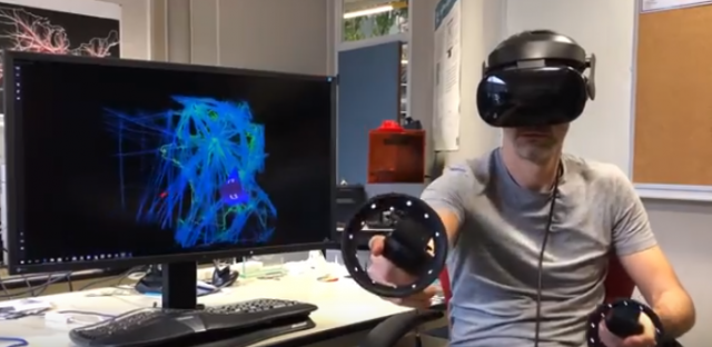 FiberClay, visualiser en réalité virtuelle des millions de trajectoires