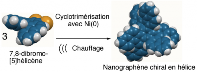 Une hélice en nanographène