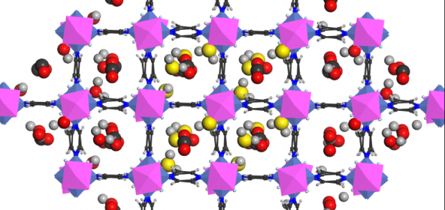 Nano-filet pour gaz toxiques