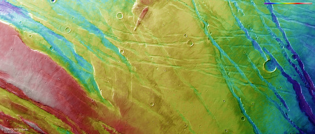 Mars en couleur