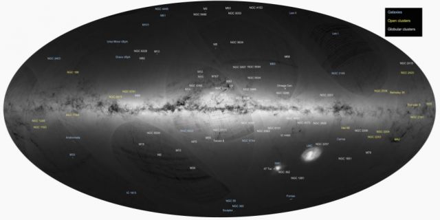 Création d'une carte tridimensionnelle de la Voie lactée