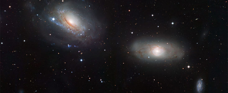 Un duo galactique perturbé