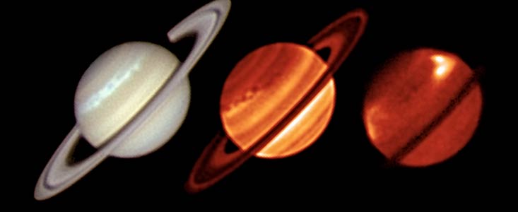 Une gigantesque tempête observée en profondeur sur Saturne