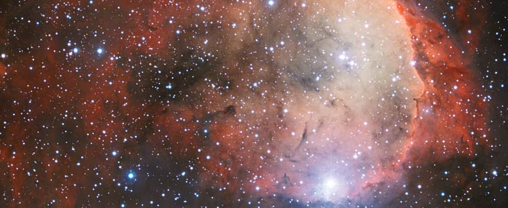Une poche de formation d'étoiles