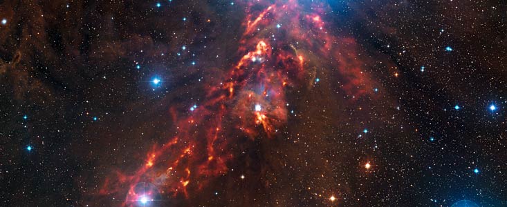 Le flamboyant ruban caché d'Orion